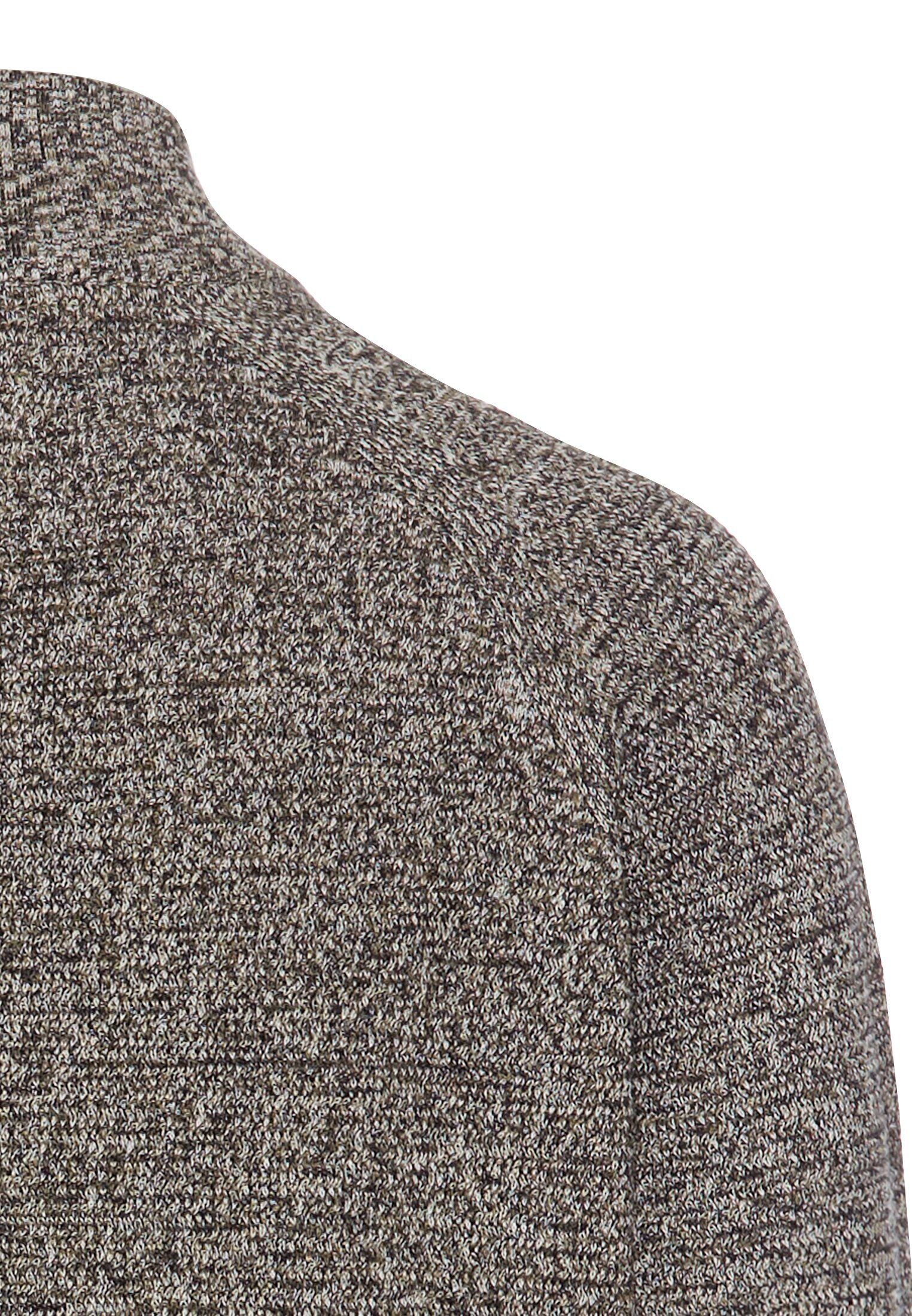 Camel Active Menswear Herren Strickjacke aus Baumwolle grün