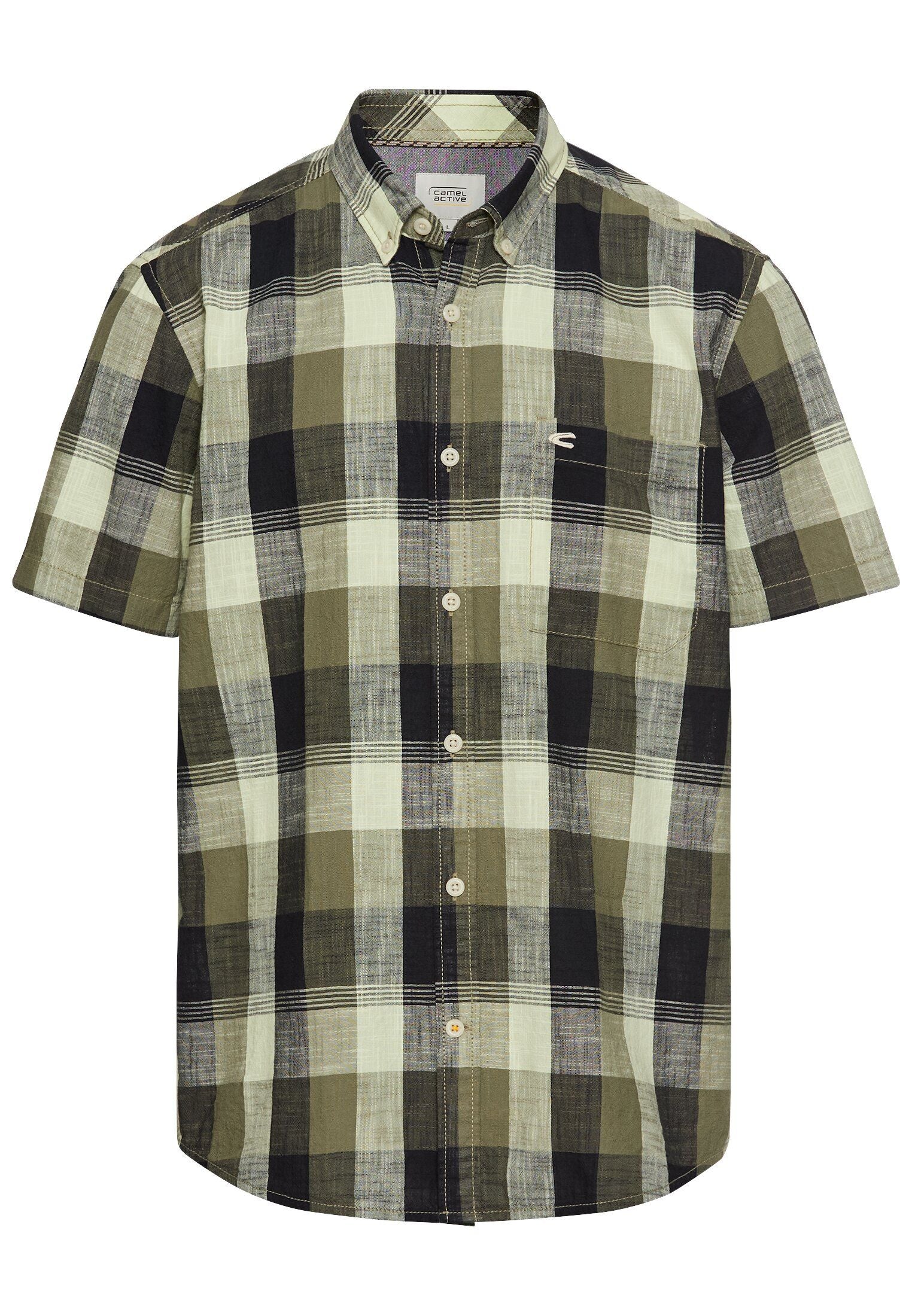 Camel Active Herren Kurzarmhemd 3XL grün