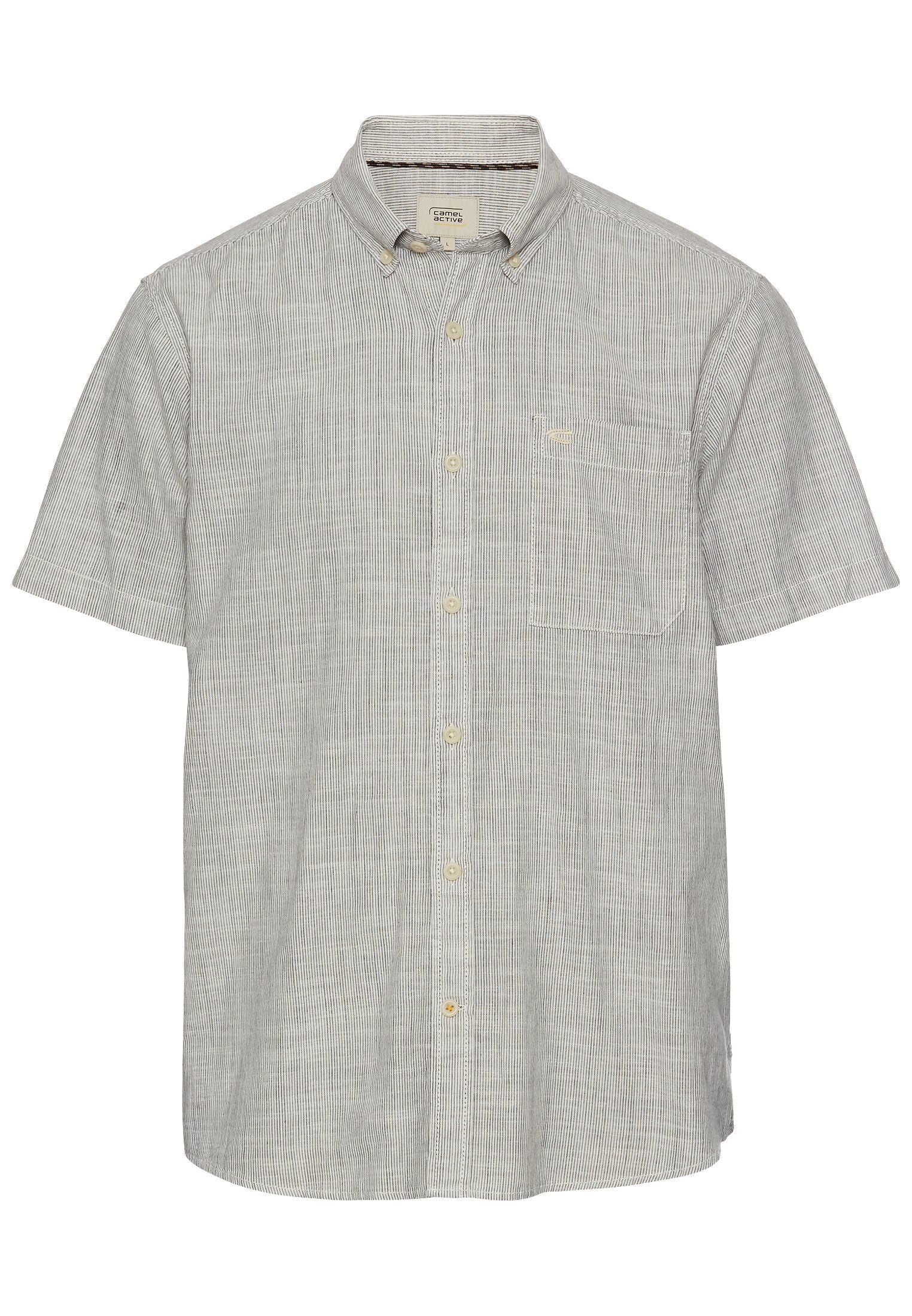 Camel Active Herren Kurzarmhemd 3XL grau