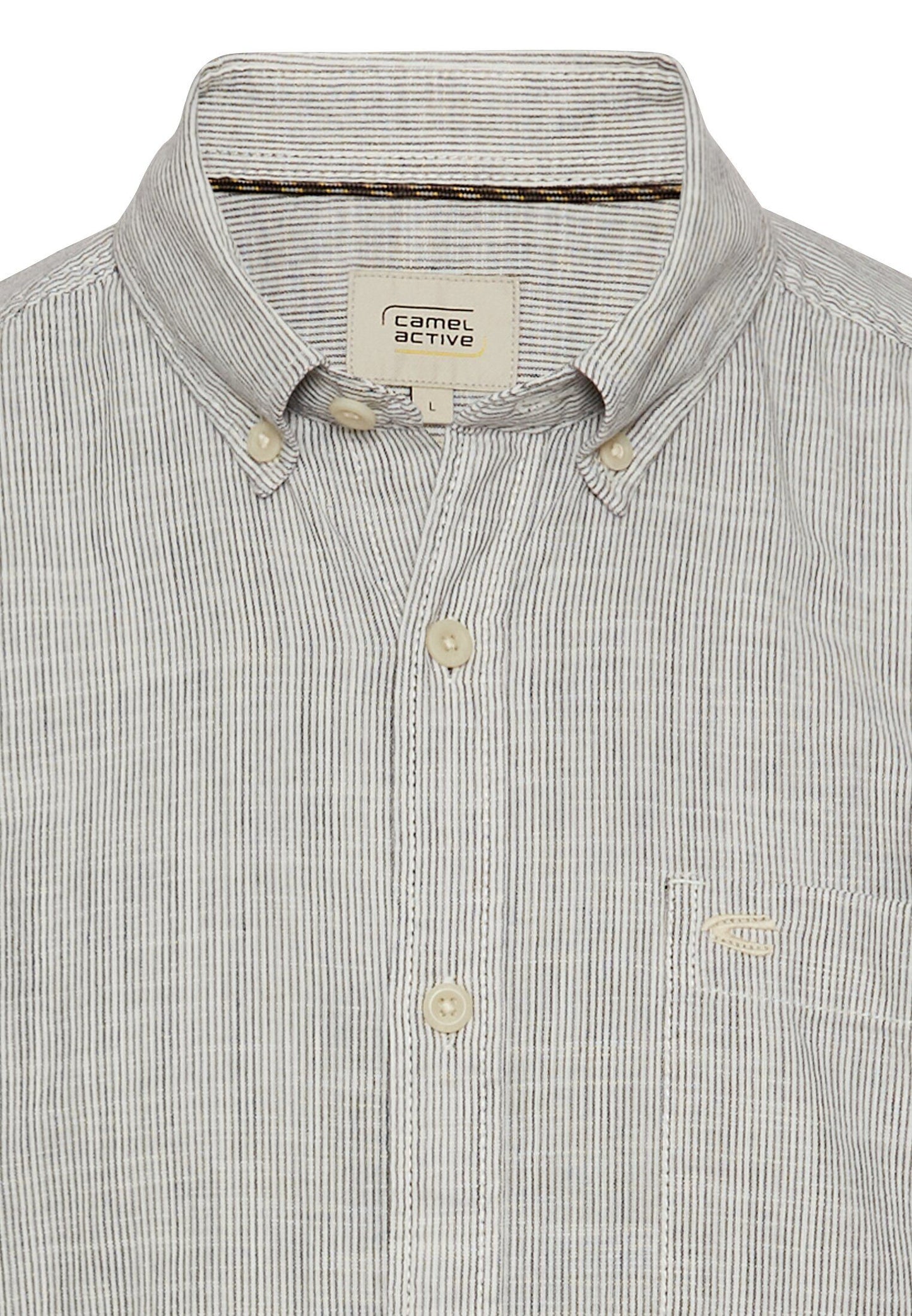 Camel Active Herren Kurzarmhemd grau