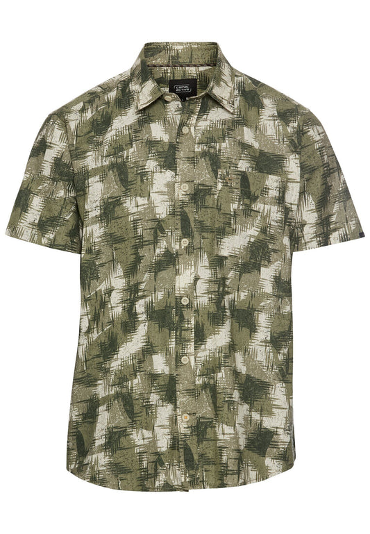 Camel Active Herren Kurzarmhemd 3XL grün