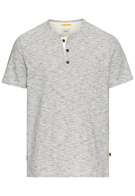 Camel Active Menswear Herren Henley Kurzarmshirt 3XL beige