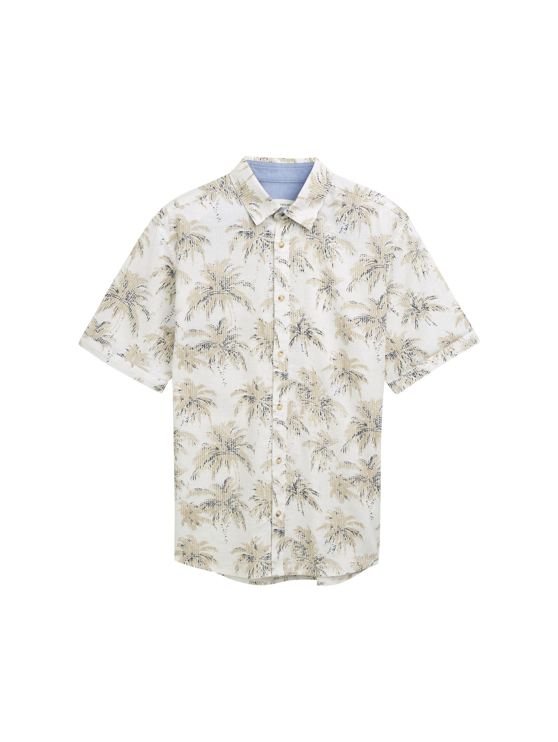 Tom Tailor Herren Kurzarmhemd XXXL weiß