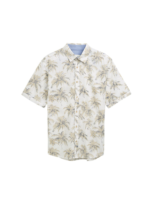 Tom Tailor Herren Kurzarmhemd XXXL weiß