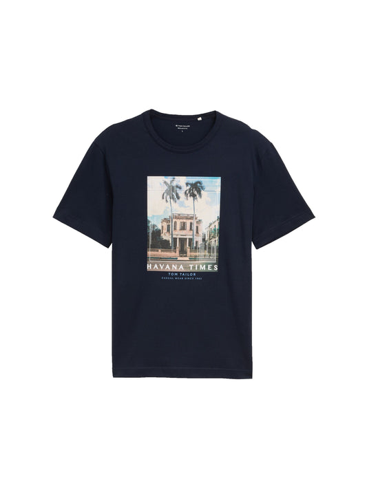 Tom Tailor Herren T-Shirt XXXL blau