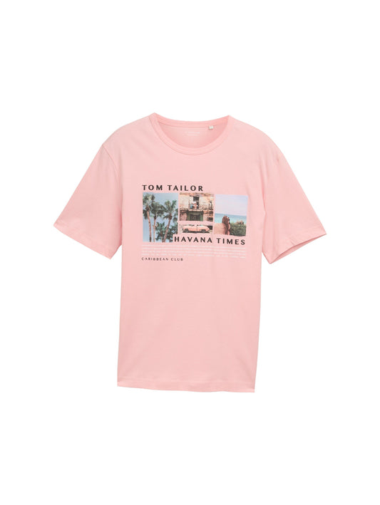 Tom Tailor Herren T-Shirt XXXL rosa