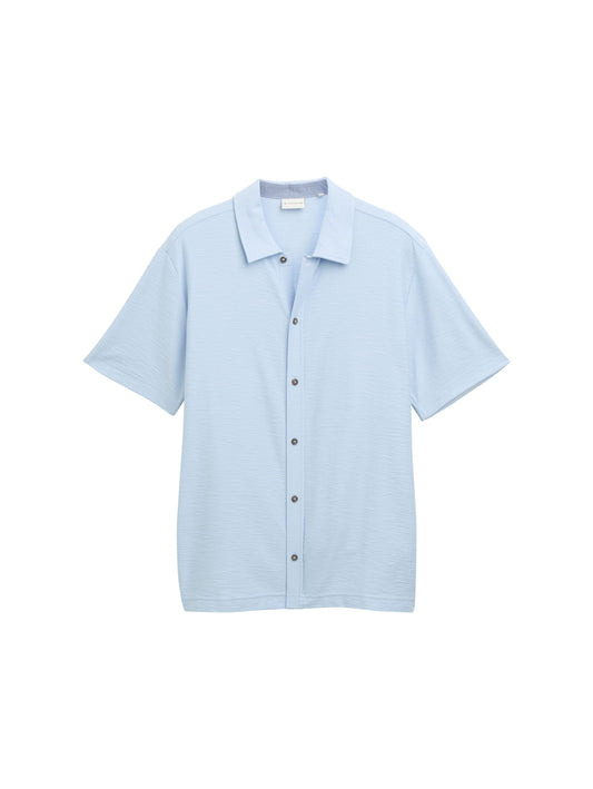 Tom Tailor Herren Kurzarmhemd XXXL blau