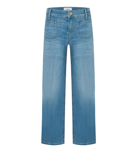 Cambio Damen Jeans Tess 28 blau