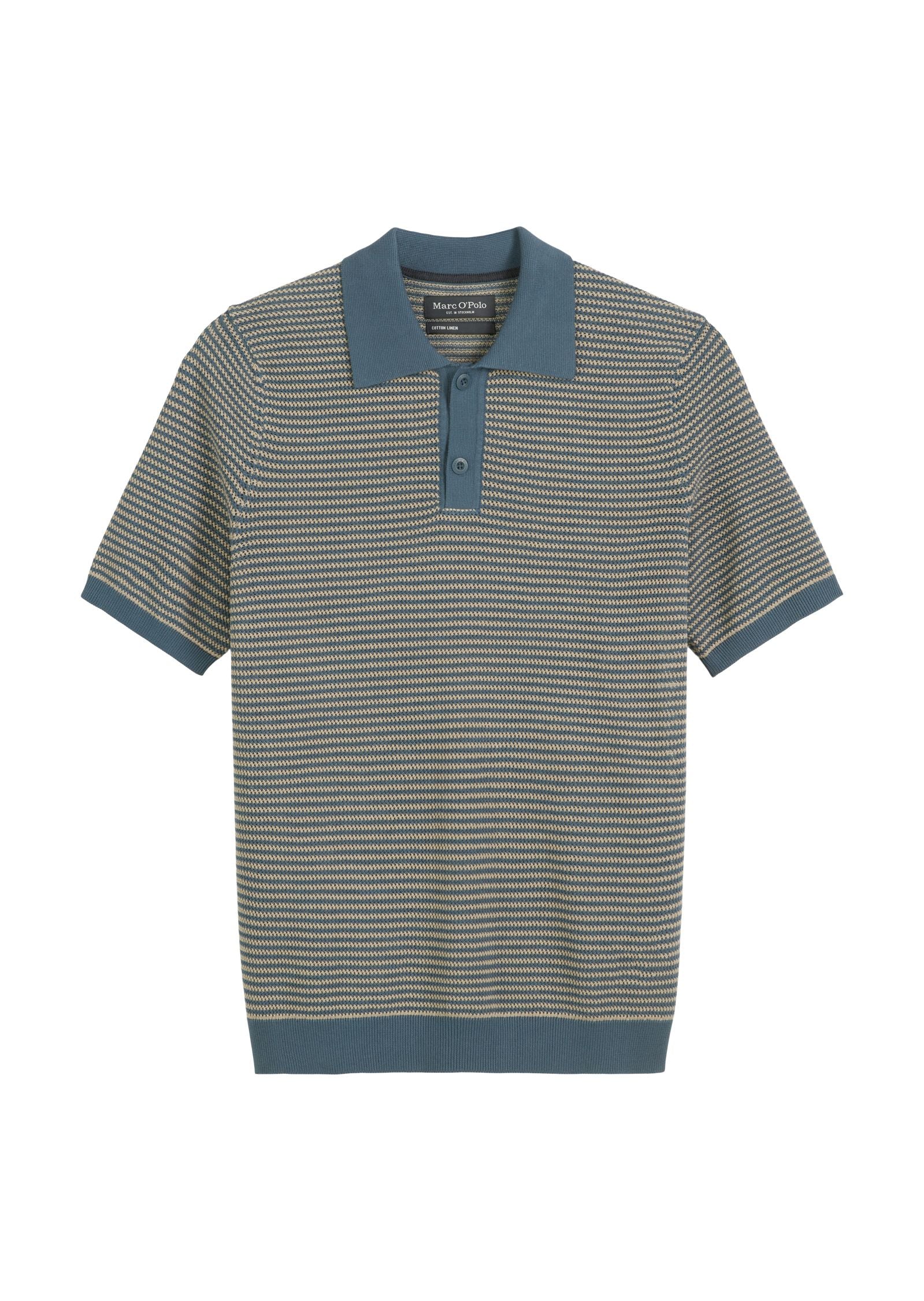Marc O'Polo Herren Poloshirt blau