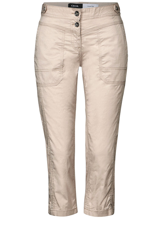 Cecil Damen Hose 3 4 Hosen beige
