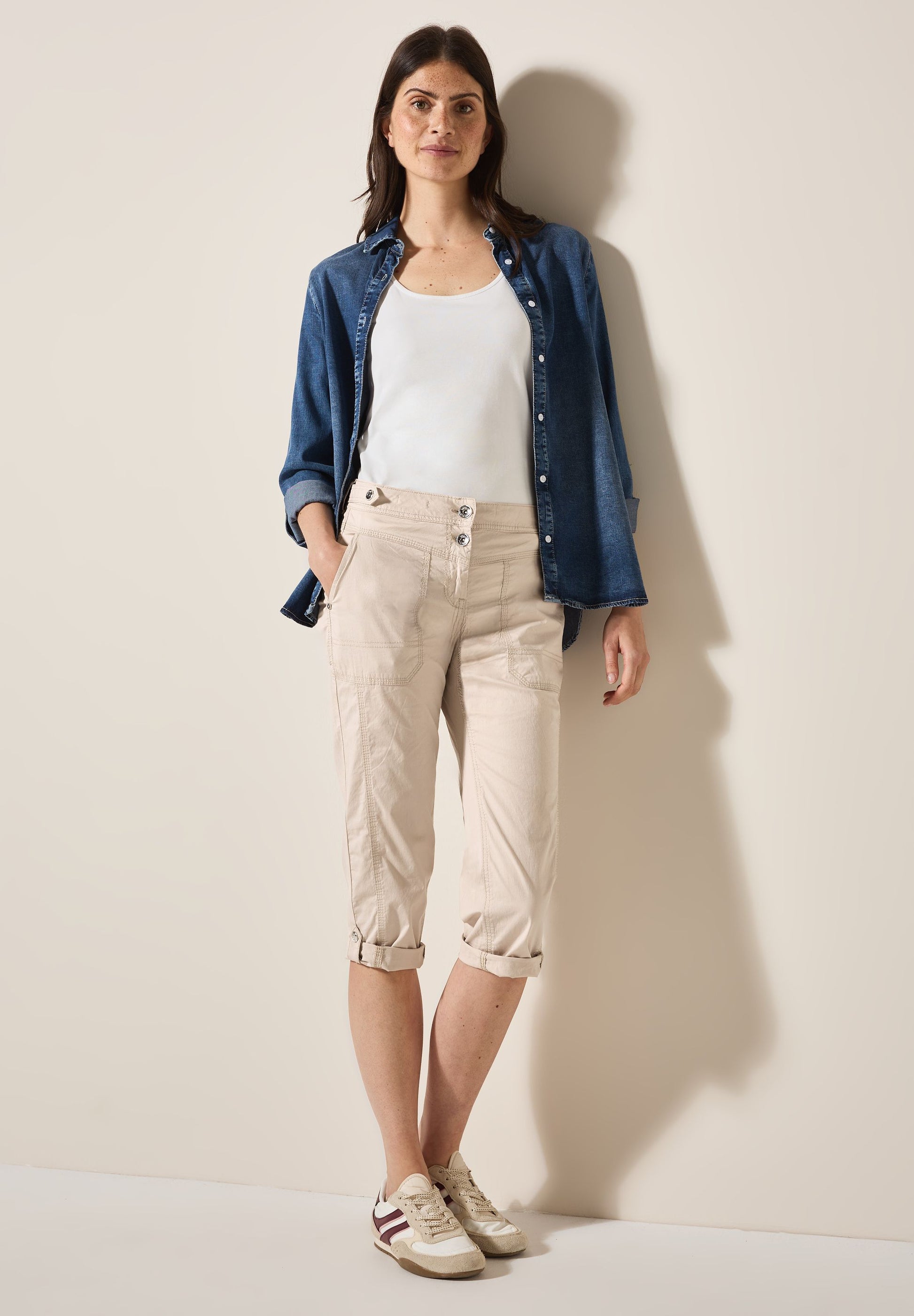 Cecil Damen Hose beige