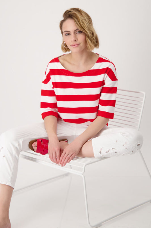 Monari Damen Sweatshirt 44 rot