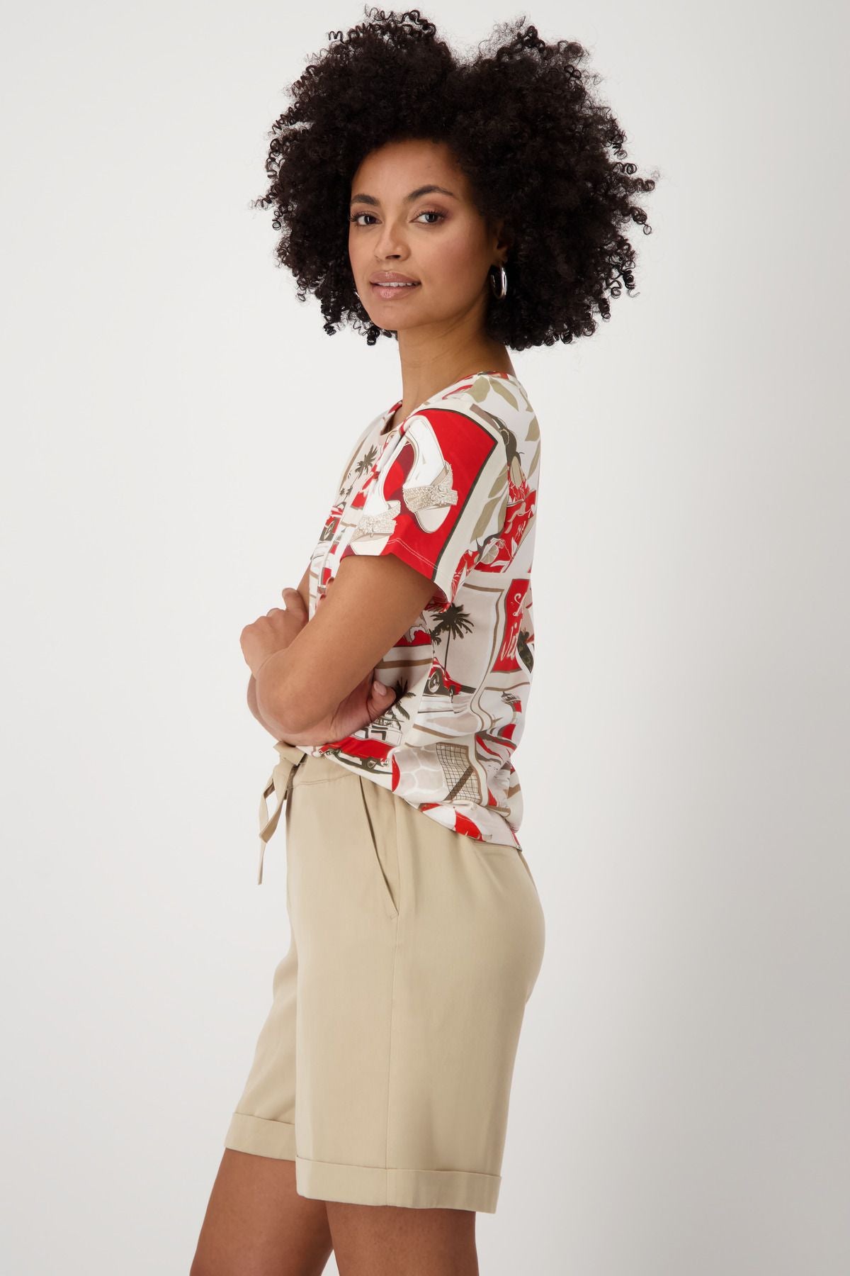Monari Damen T-Shirt rot