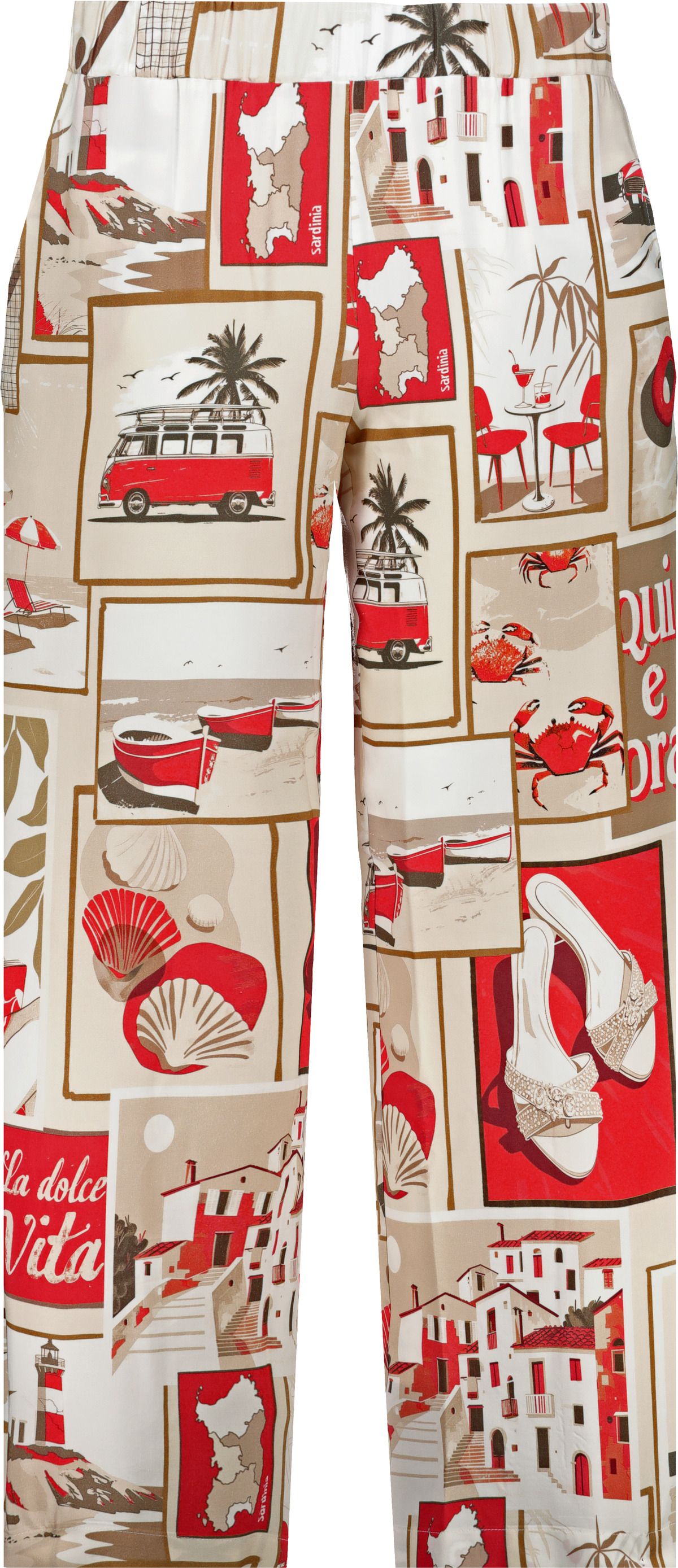Monari Damen Hose rot