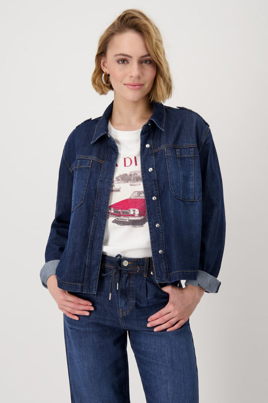 Monari Damen Jacke blau