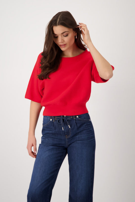 Monari Damen Pullover rot