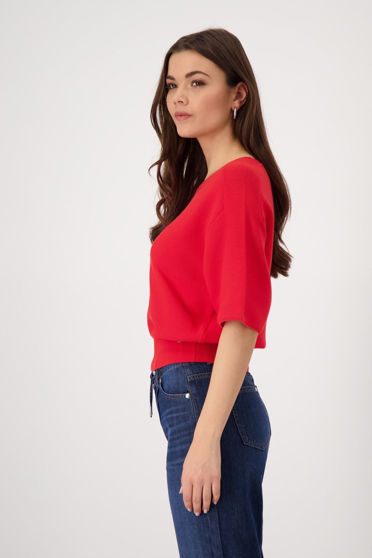 Monari Damen Pullover rot