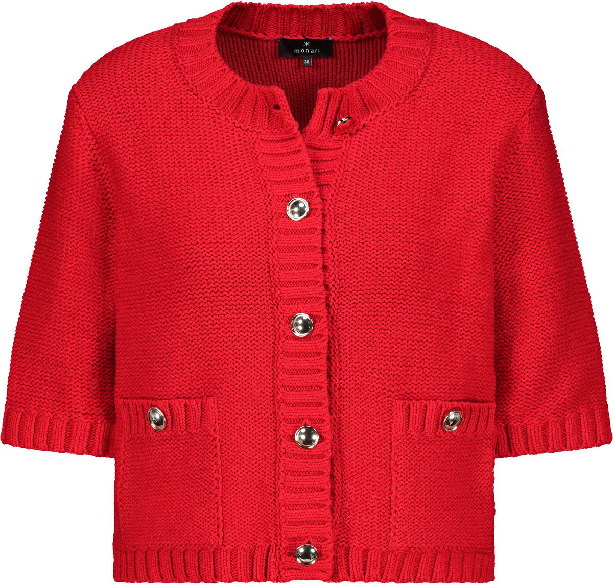 Monari Damen Strickjacke rot