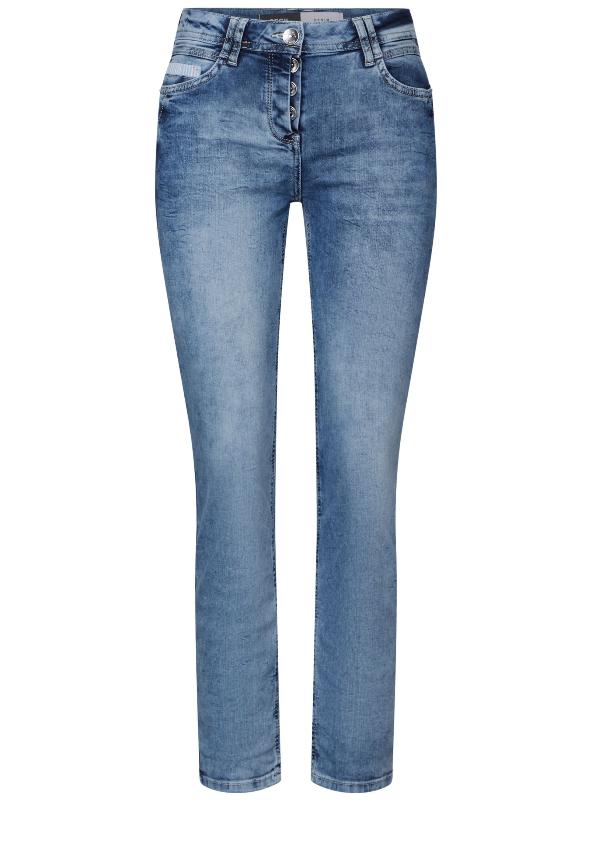 Cecil Damen Jeans 28 blau