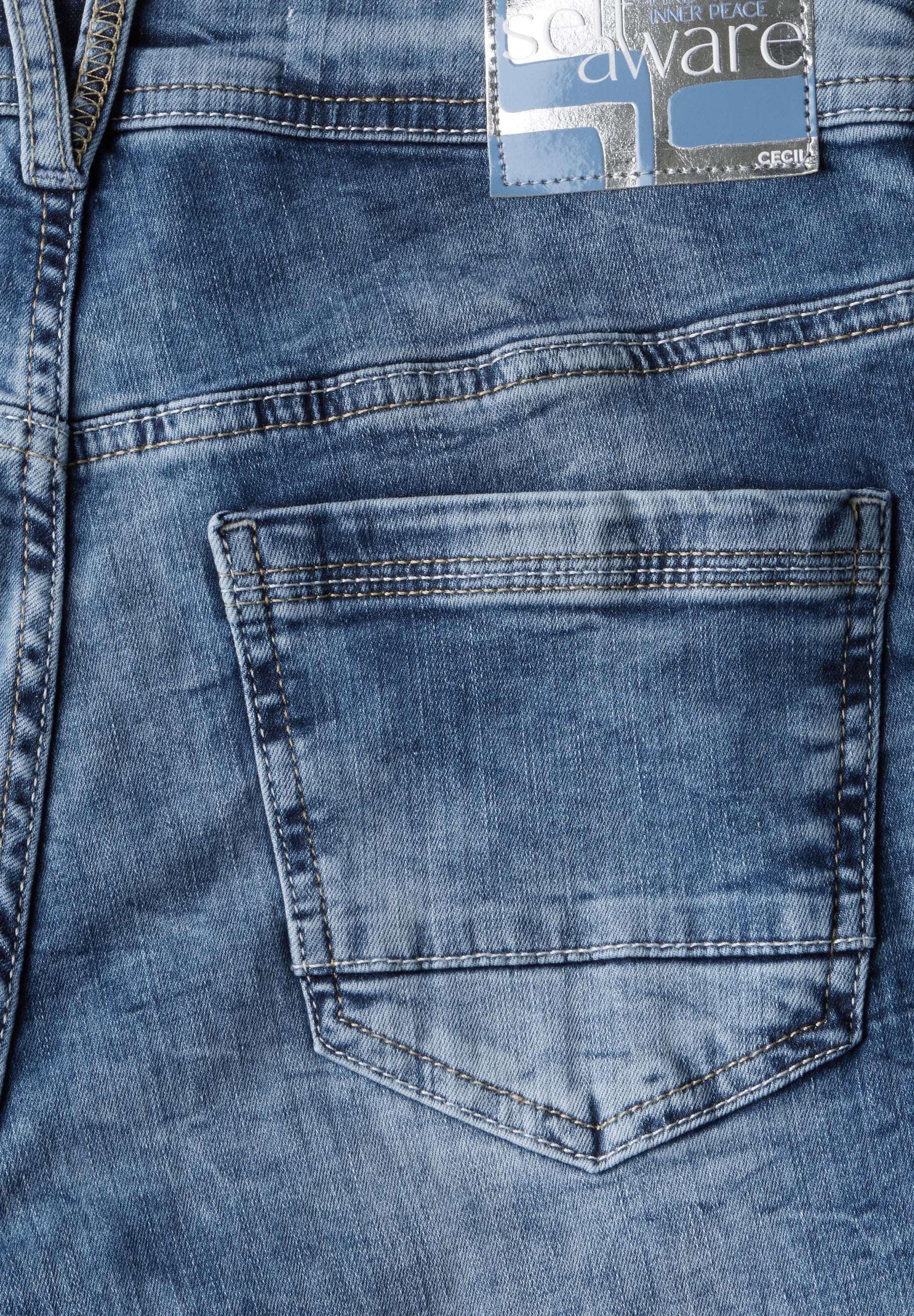 Cecil Damen Jeans blau