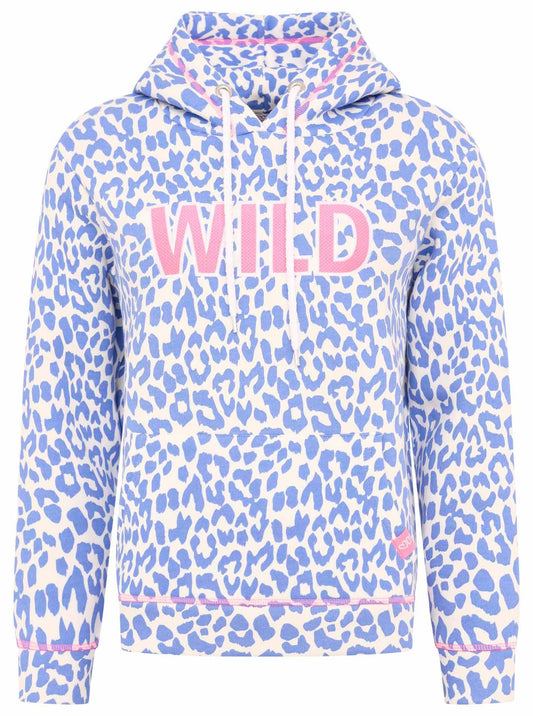 Zwillingsherz Damen Hoodie Leo Pastell blau