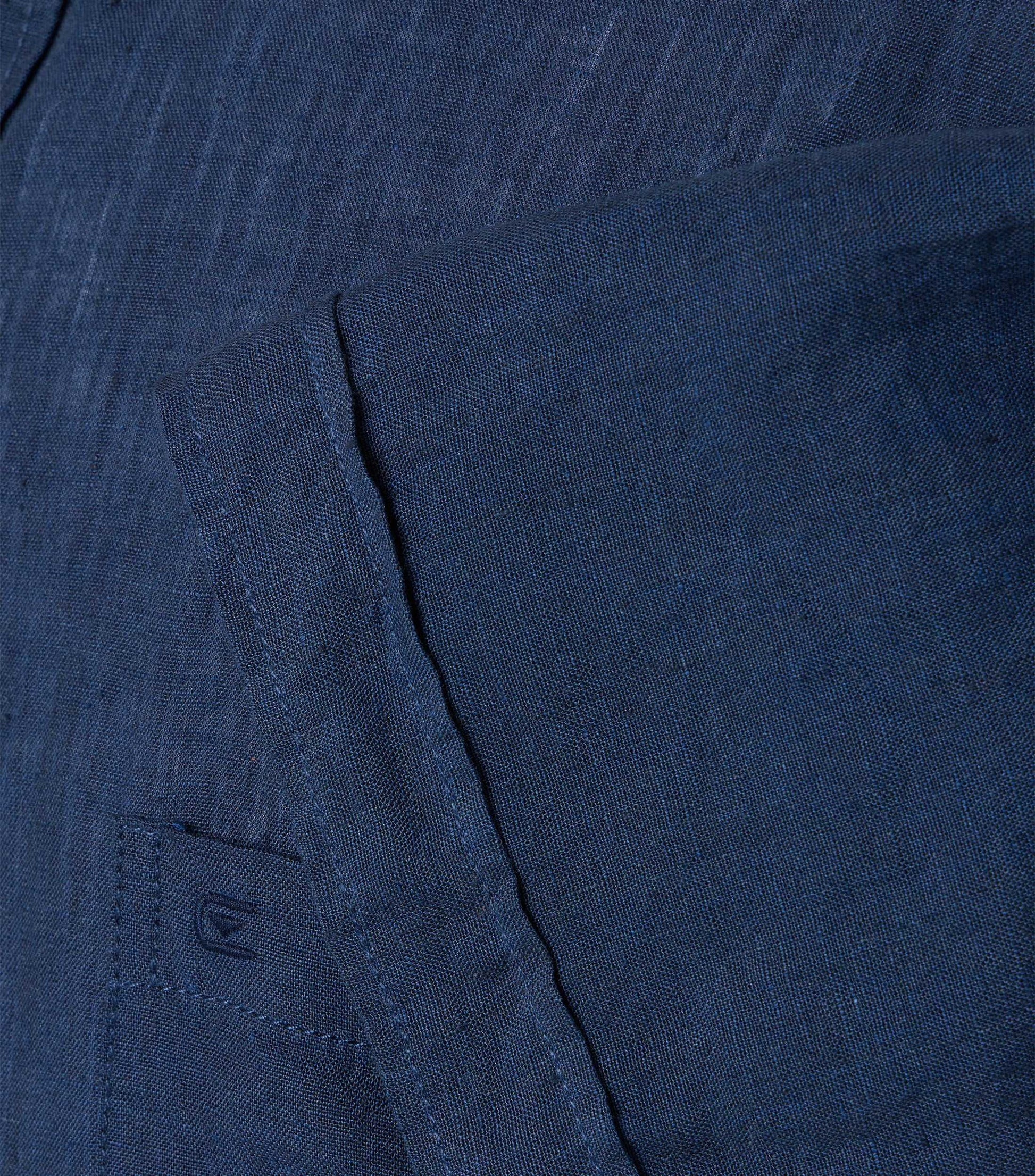 Casa Moda Herren Leinenhemd blau