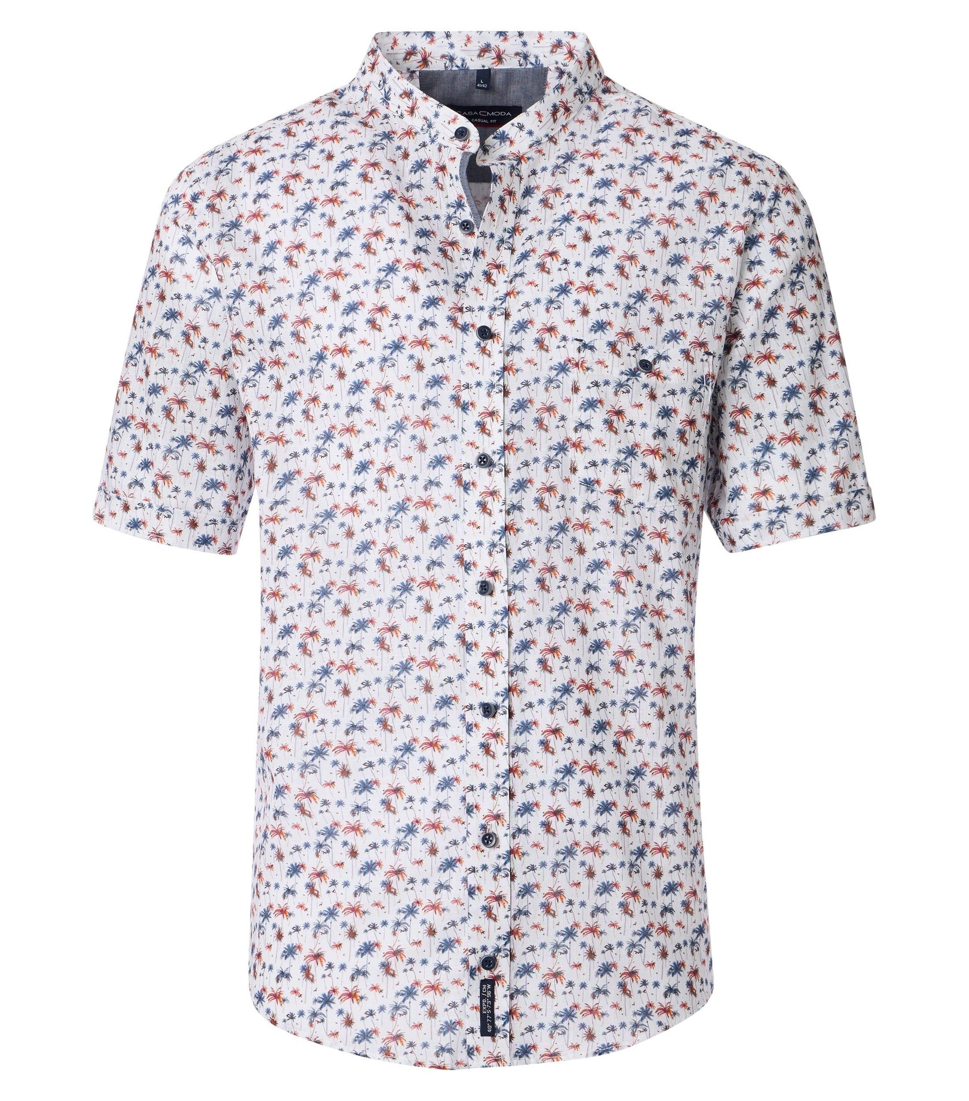 Casa Moda Herren Kurzarmhemd blau