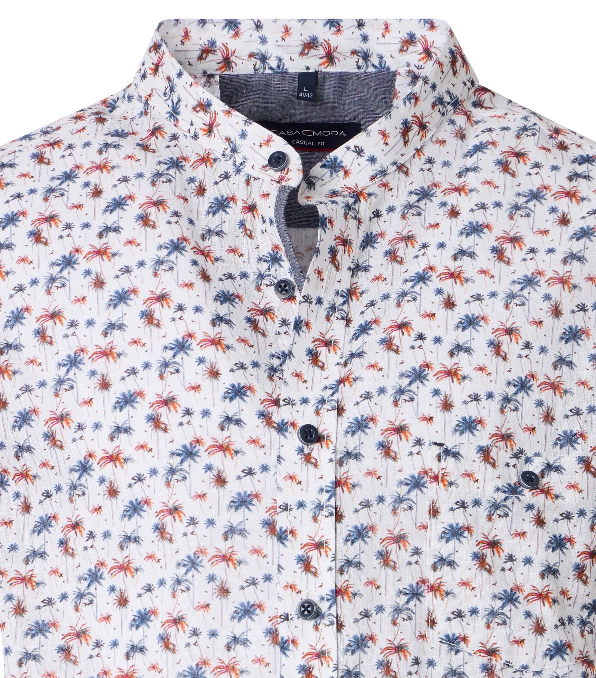 Casa Moda Herren Kurzarmhemd blau
