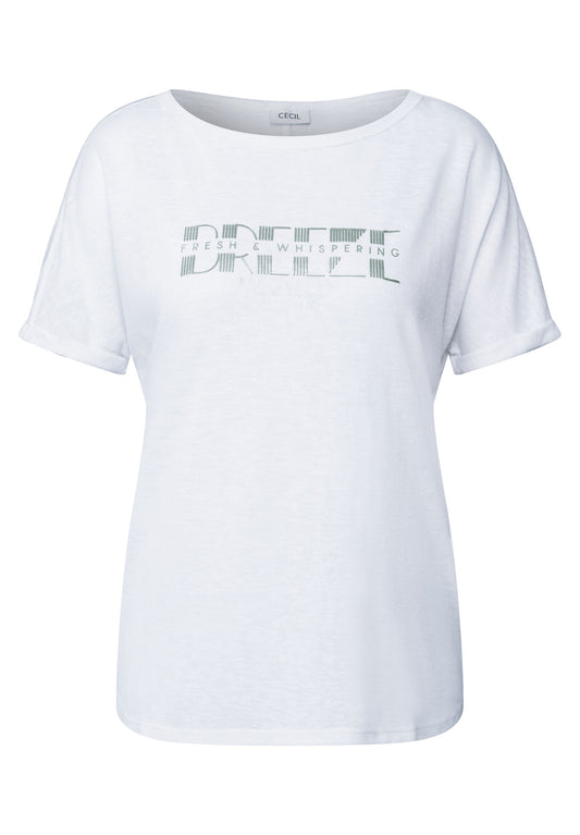Cecil Damen T-Shirt XXL weiß