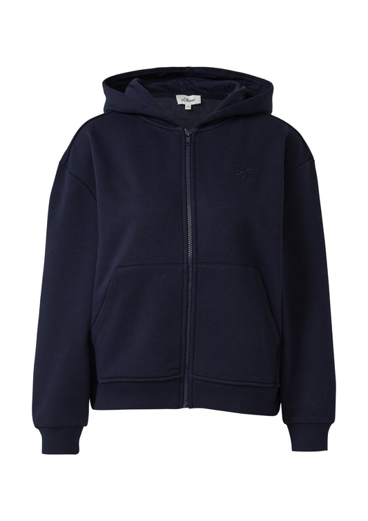 s.Oliver Damen Sweatjacke blau