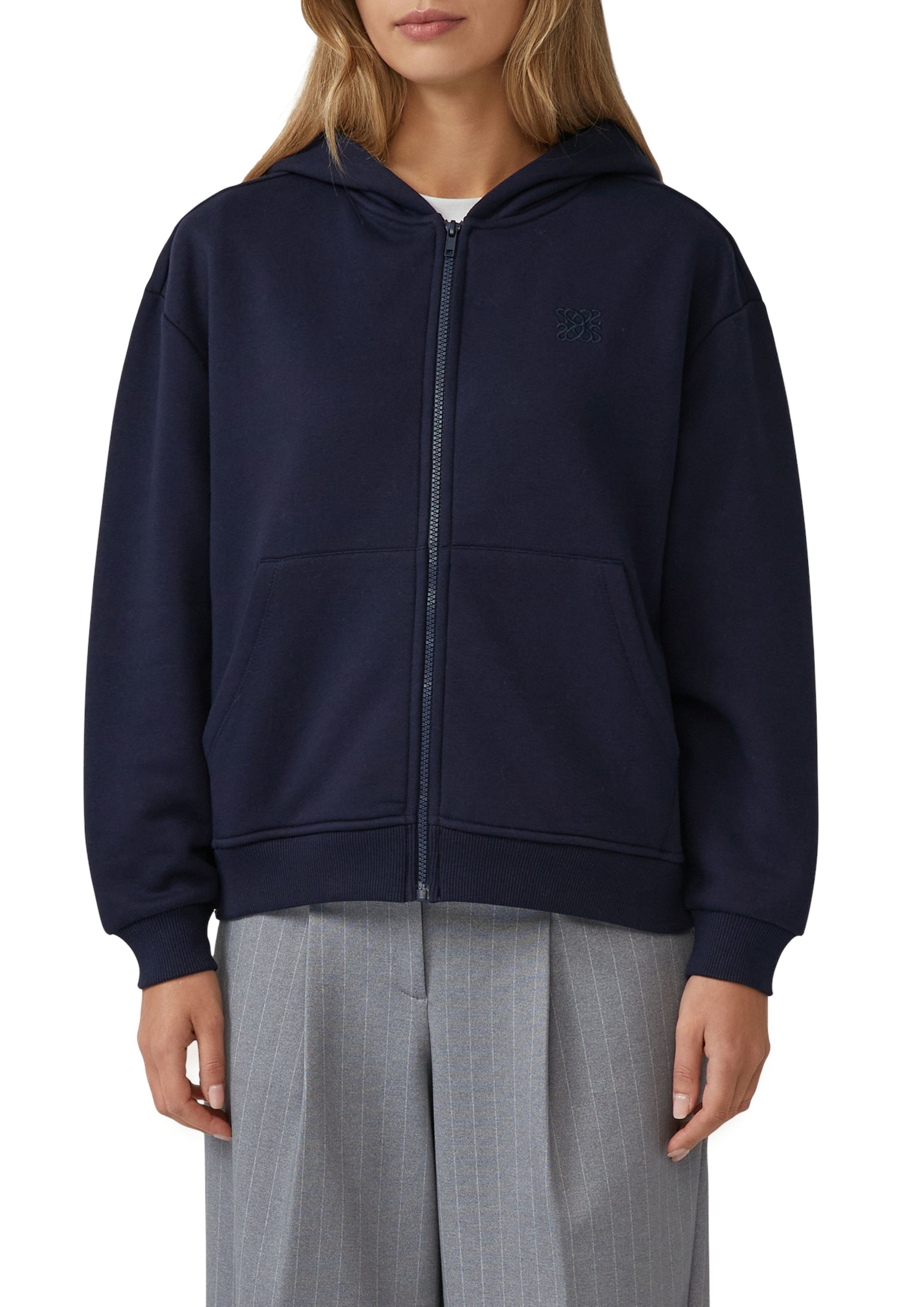 s.Oliver Damen Sweatjacke blau