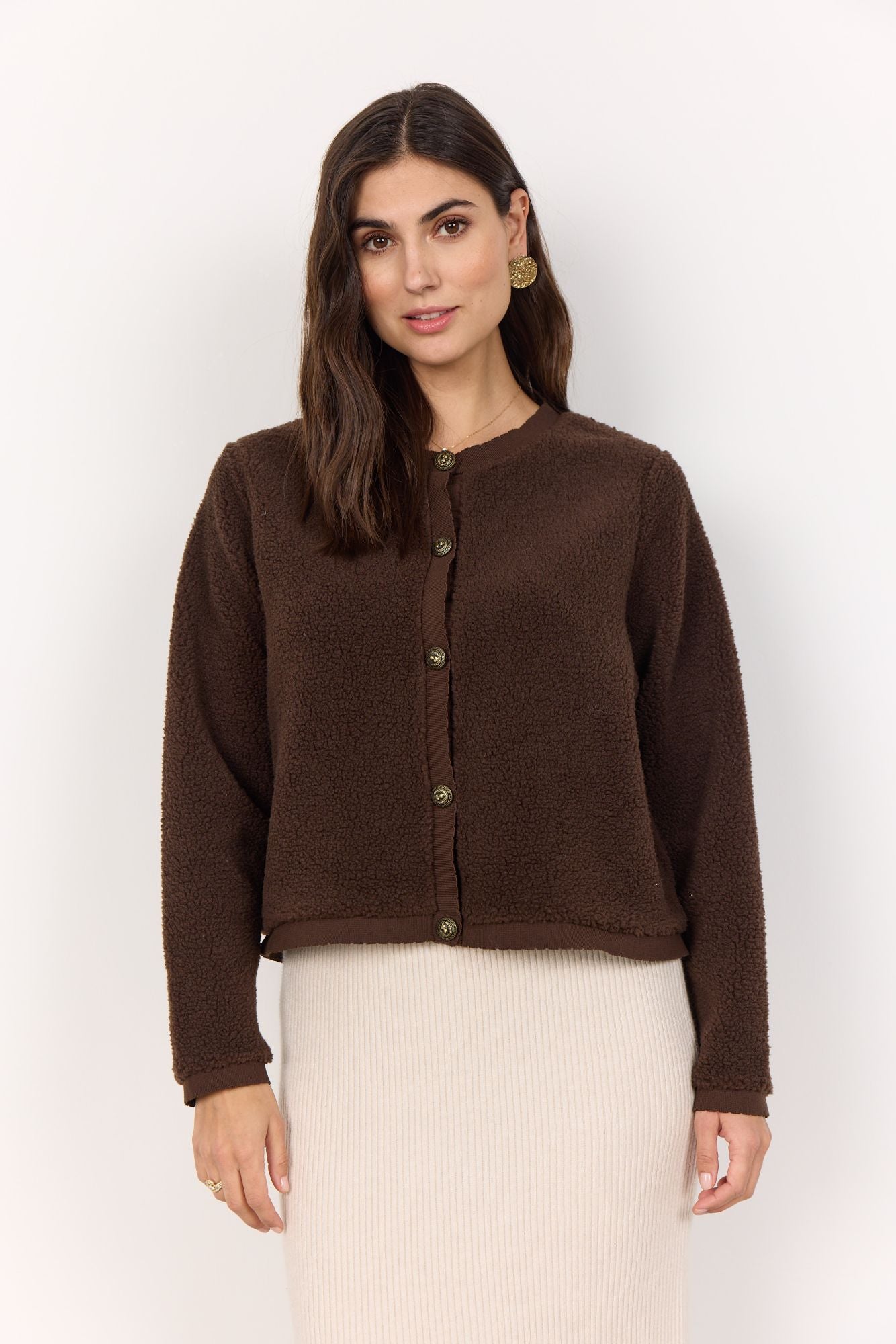Soyaconcept Damen Jacke SC-ONYX 7 braun