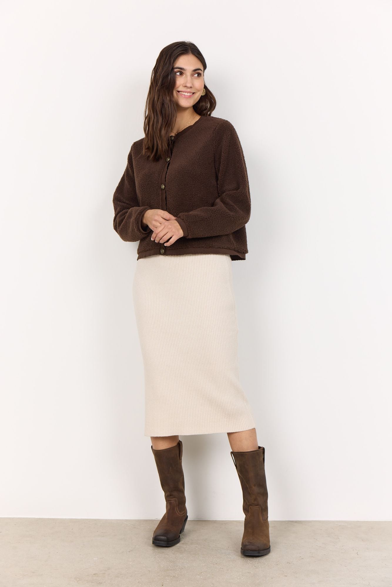Soyaconcept Damen Jacke SC-ONYX 7 braun