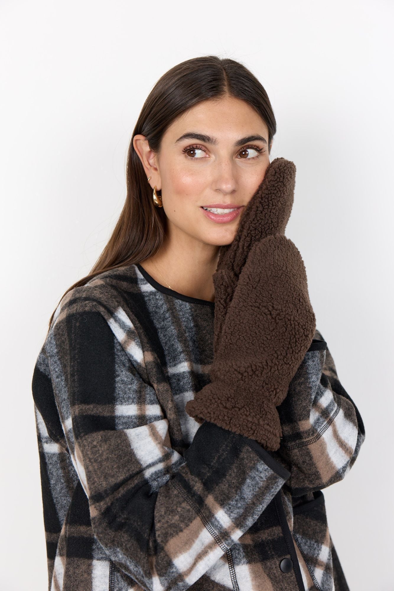 Soyaconcept Damen Handschuhe SC-ONYX 8 braun