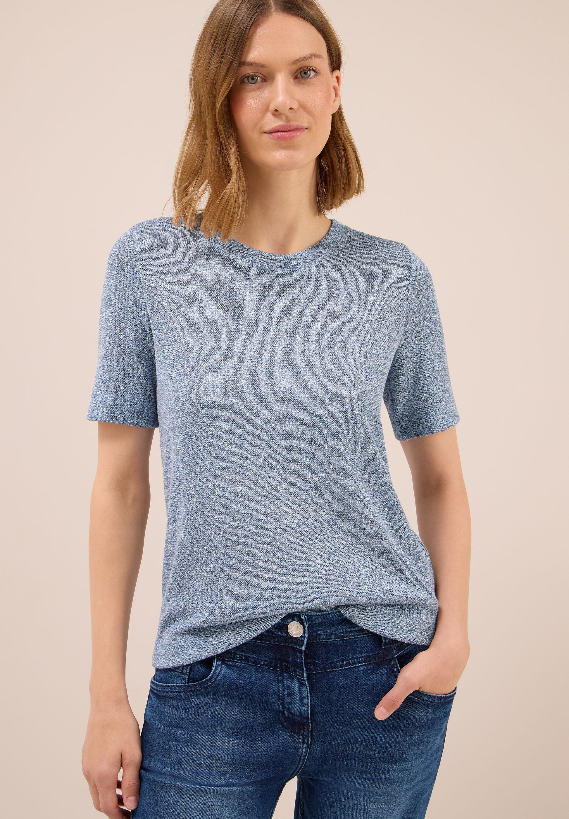 Cecil Damen T-Shirt blau