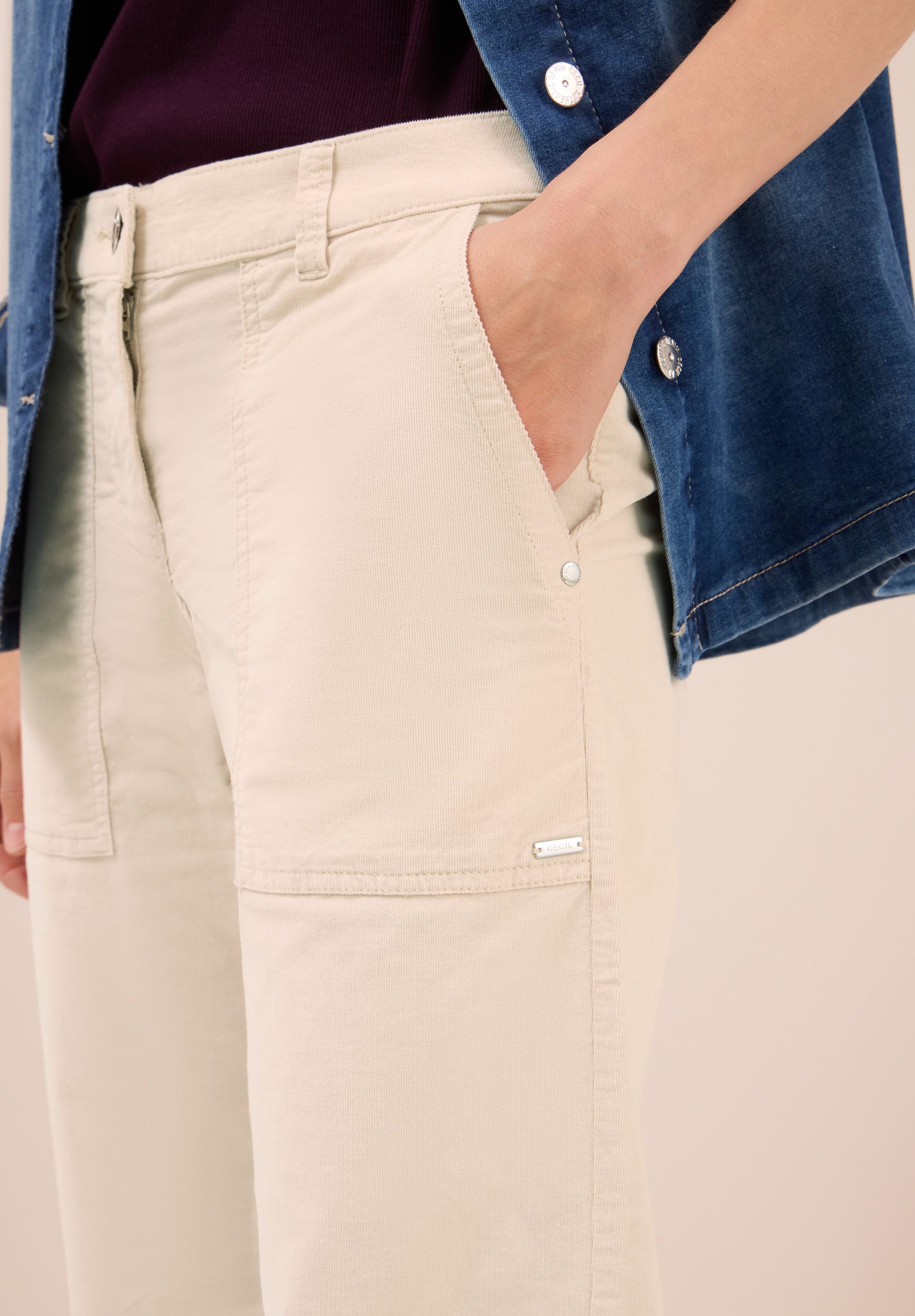 Cecil Damen Hose beige