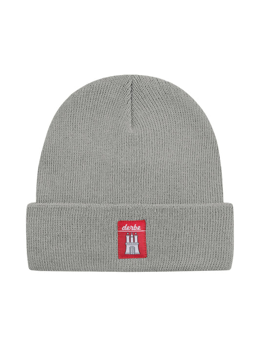 derbe Mütze Bonnet grau