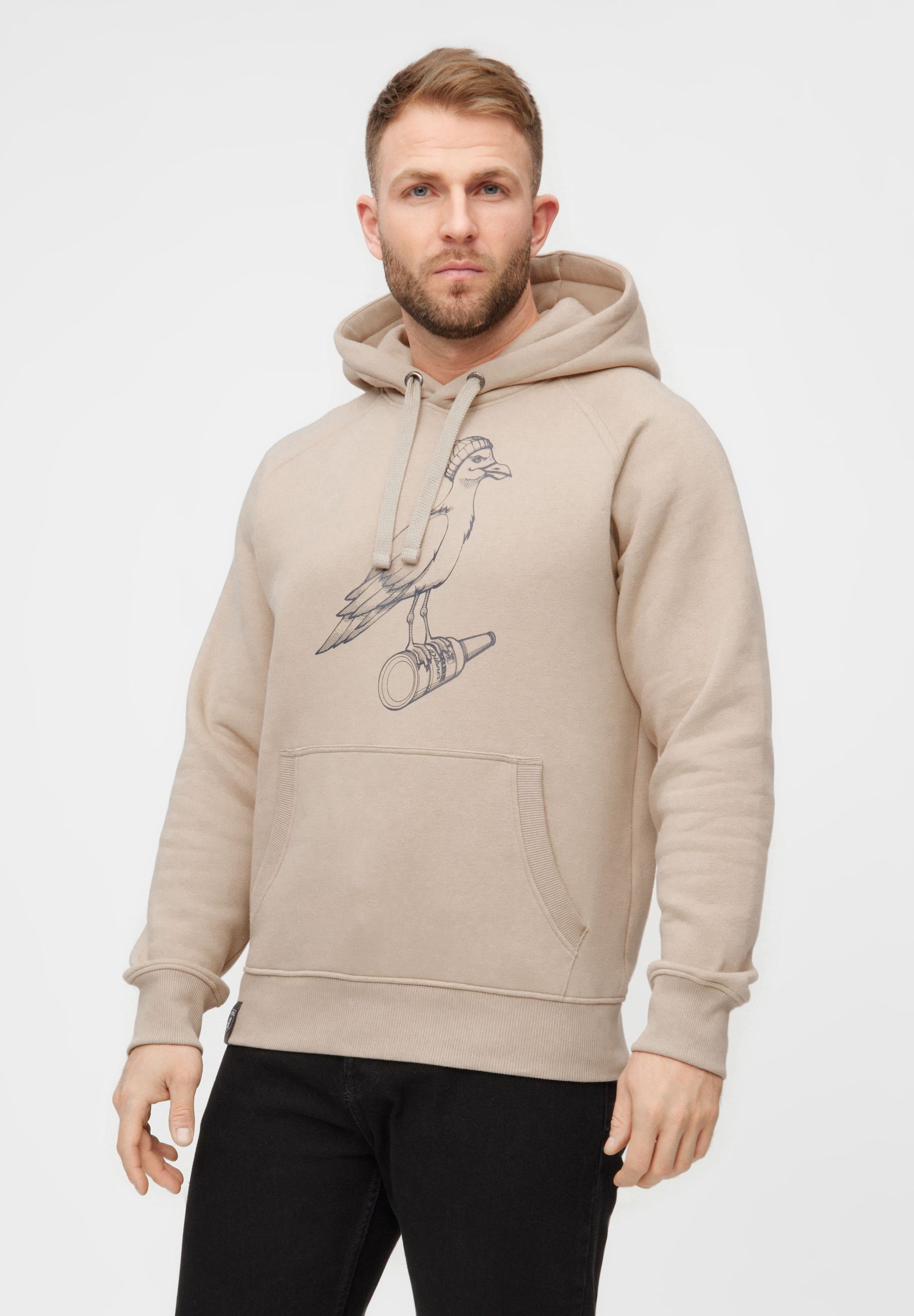 derbe – derbe Herren Pullover Sturmmöwe Mono