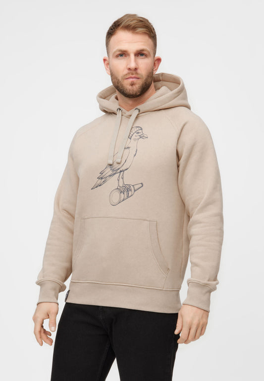 derbe Herren Pullover Sturmmöwe Mono beige