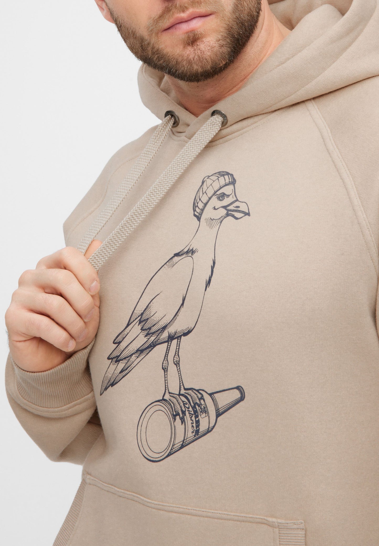 derbe – derbe Herren Pullover Sturmmöwe Mono