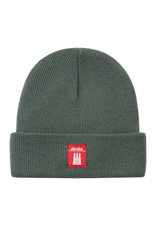 derbe Mütze Bonnet grün