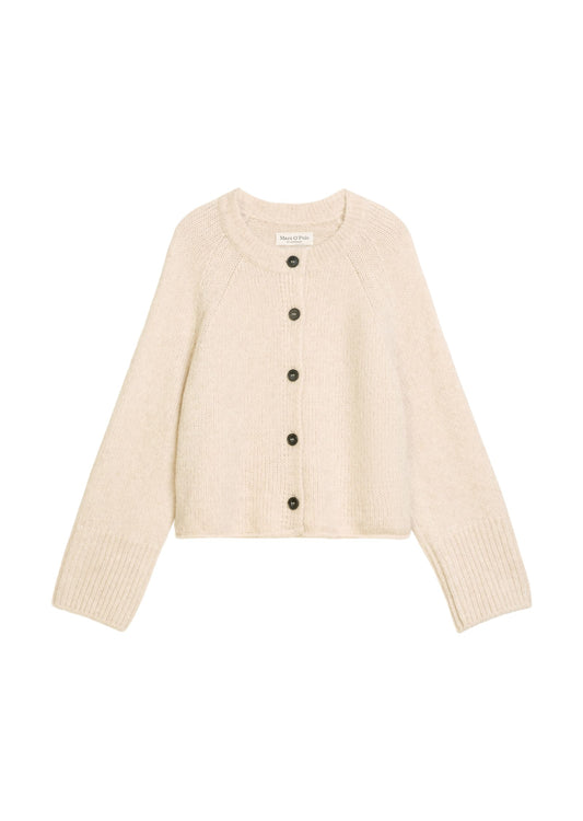 Marc O'Polo Damen Cardigan weiß