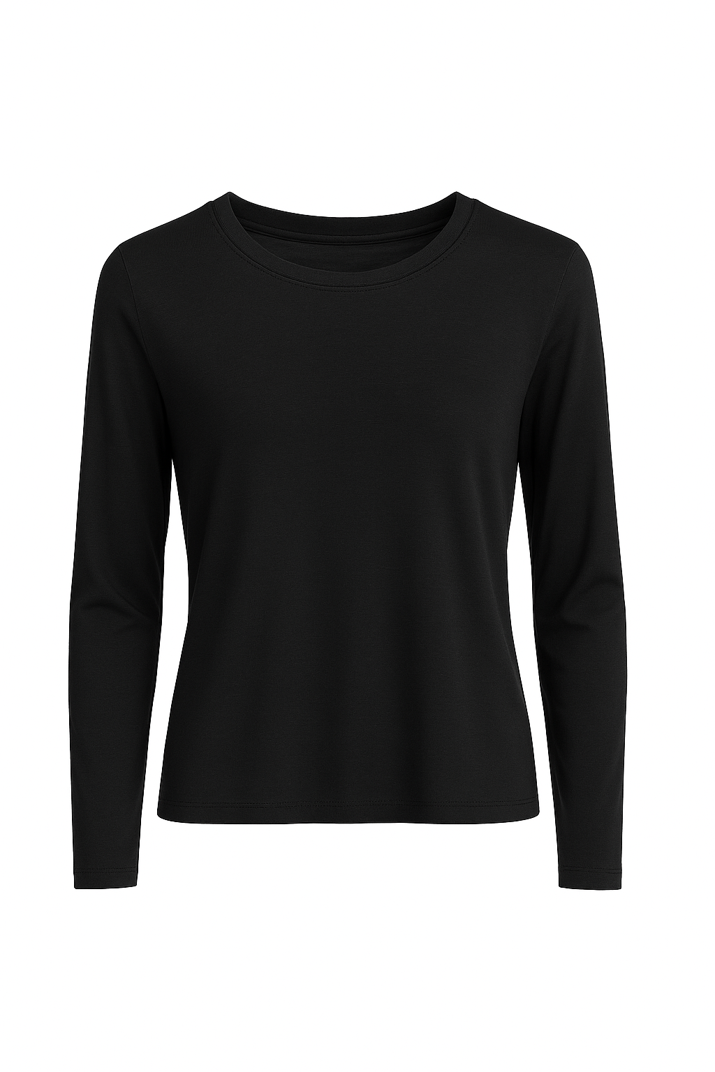 Larahutt Damen Shirt Feinwirk schwarz