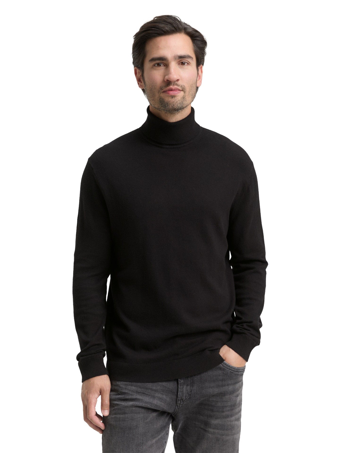 Tom Tailor Herren Pullover schwarz