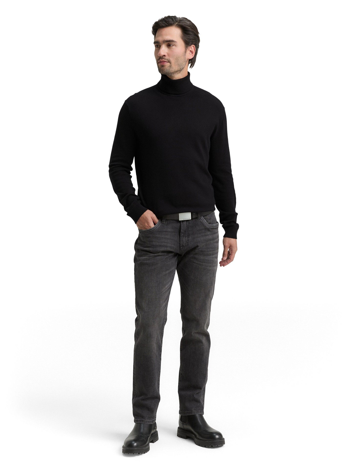 Tom Tailor Herren Pullover schwarz