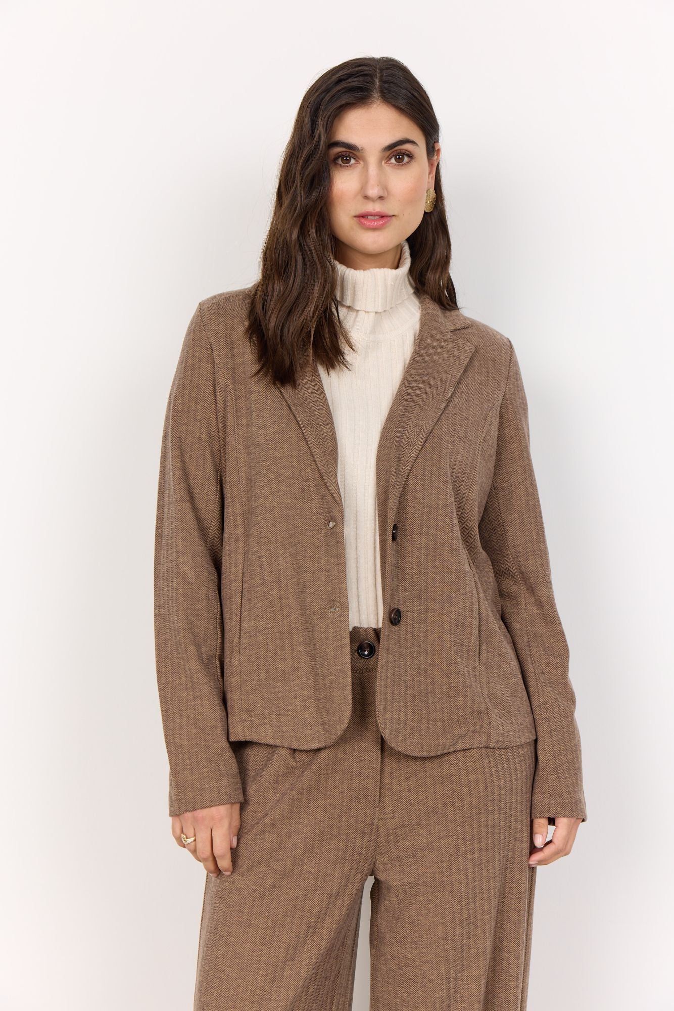 Soyaconcept Damen Blazer SC-VINJA 1 braun