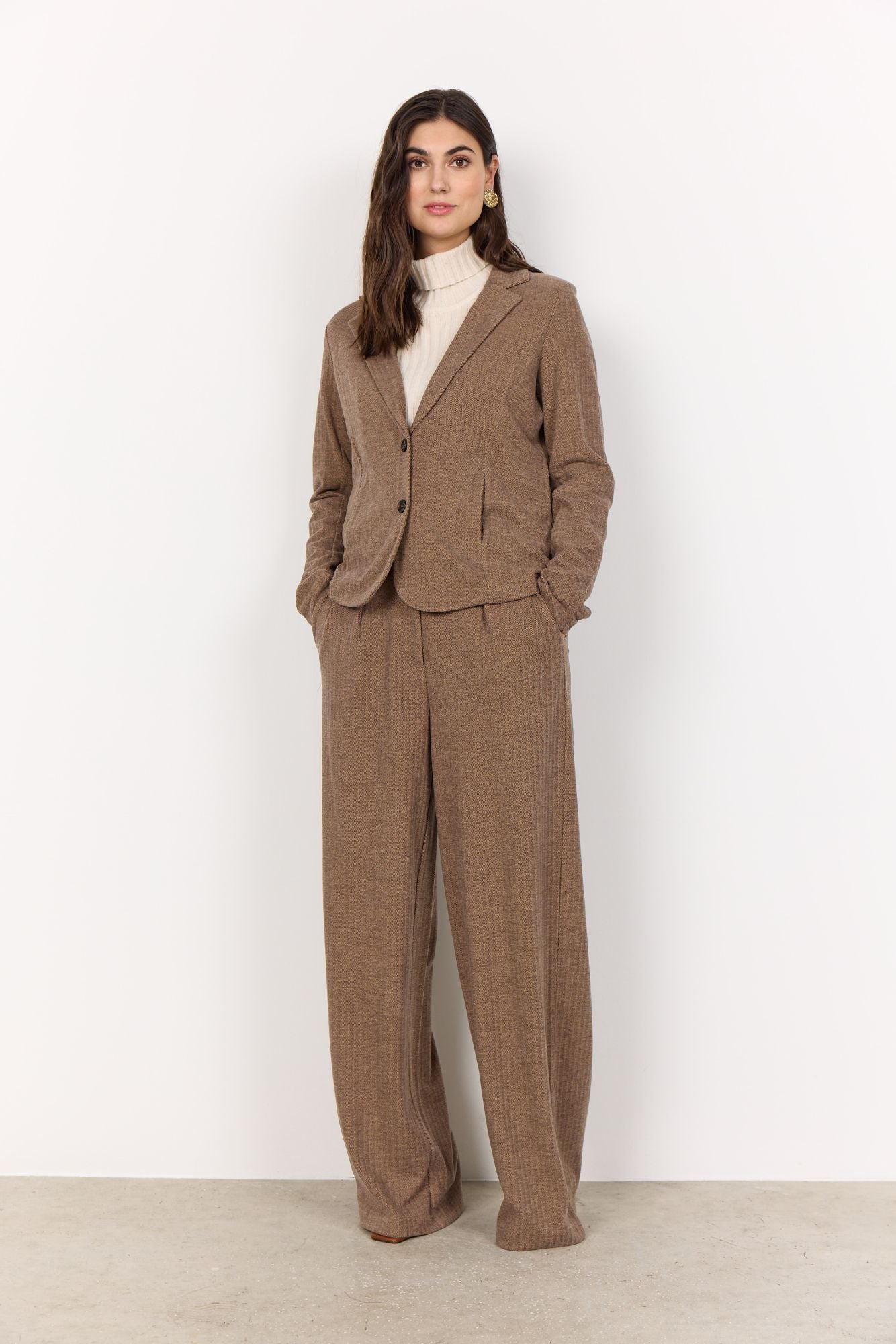 Soyaconcept Damen Blazer SC-VINJA 1 braun