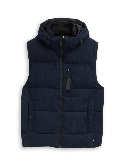 Tom Tailor Herren Weste blau
