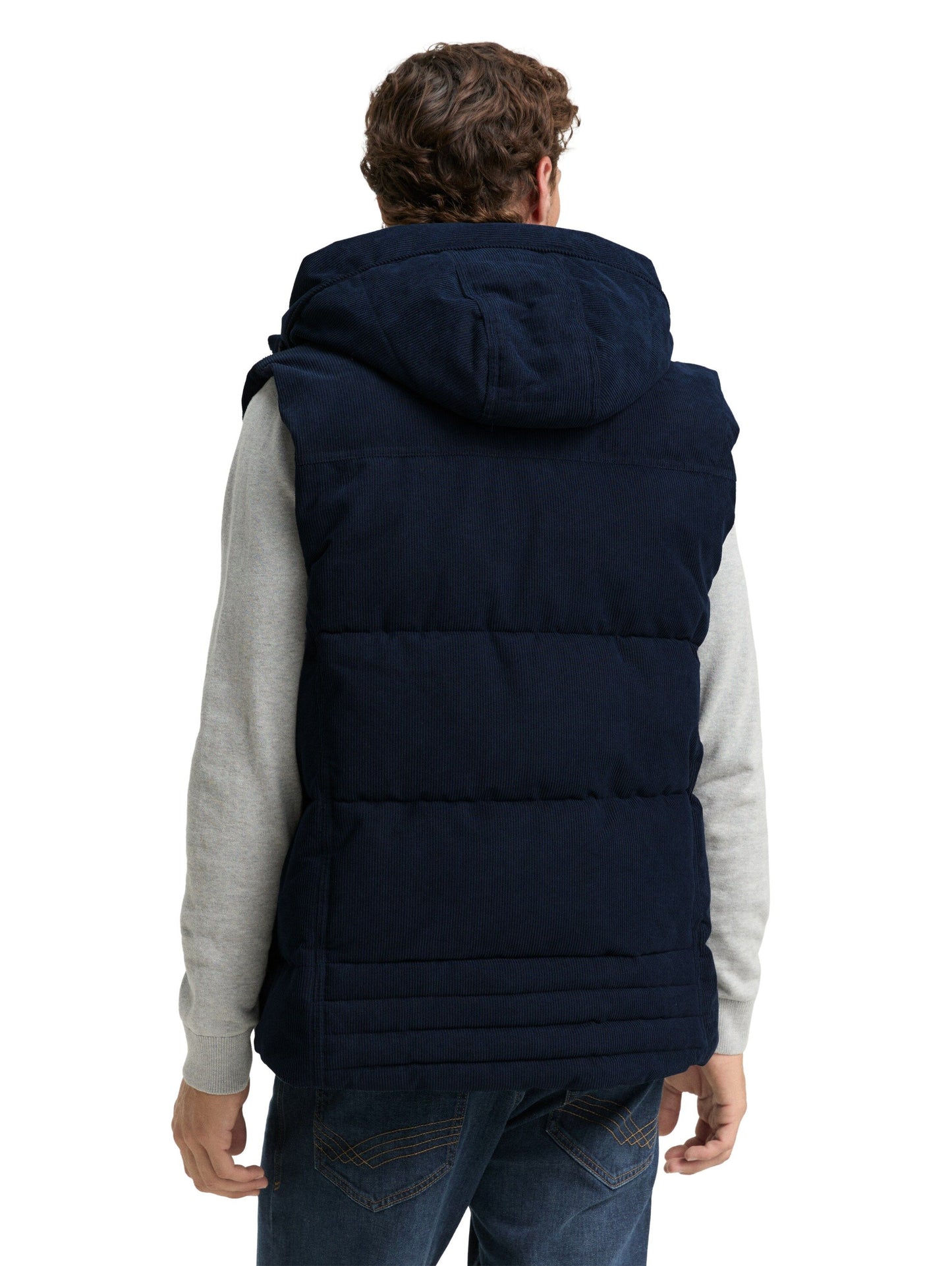 Tom Tailor Herren Weste blau