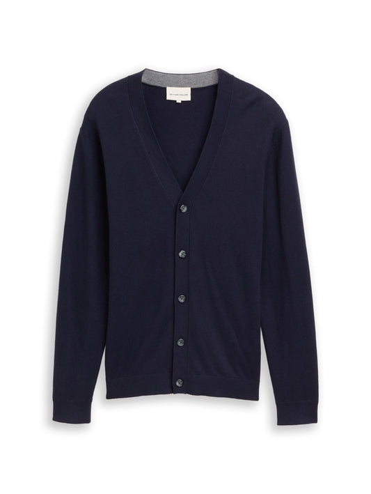 Tom Tailor Herren Stickjacke XXXL blau